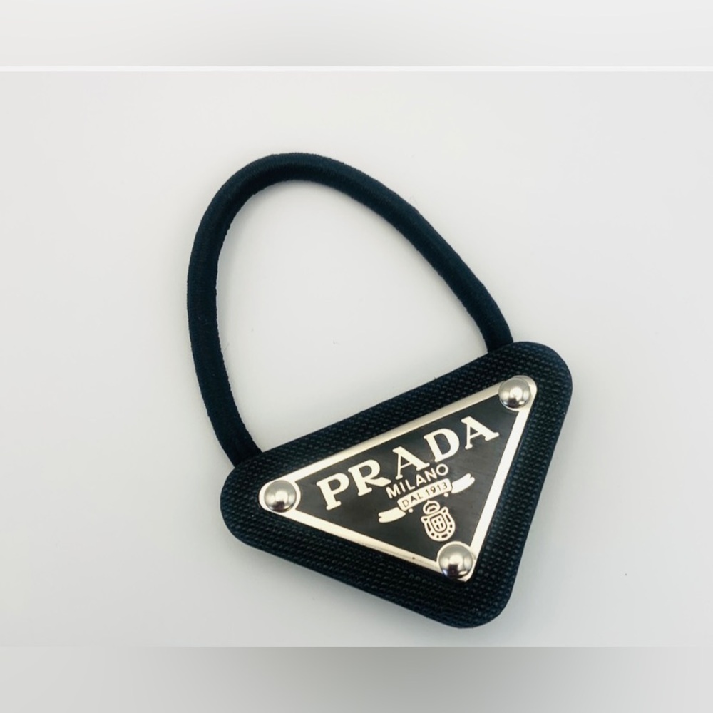 Prada Small Black Hair Tie